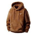 NK | Felpa con Cappuccio in Pile